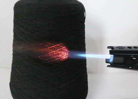 30s/2 Fibra di fibra di carbonio nera Ritenuta al fuoco e non combustibile con spinning preossidato LOI 40+ per sostenibilità