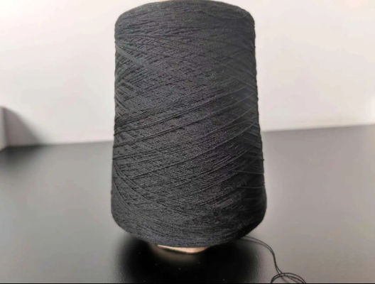 10s/2 Filati di fibra di carbonio ignifughi Produttori di filati di fibra di carbonio nera Indice di ossigeno limitante (LOI) 40+ Fibra preossidata