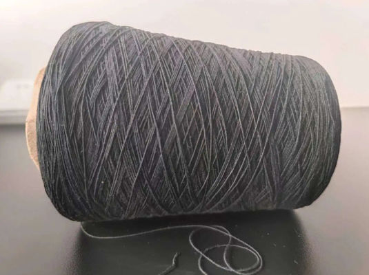 10s/2 Filati di fibra di carbonio ignifughi Produttori di filati di fibra di carbonio nera Indice di ossigeno limitante (LOI) 40+ Fibra preossidata
