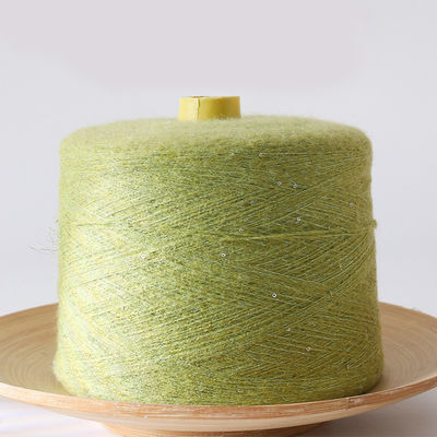 Macrame cotone 57% 2/36Nm Tintura stazionaria anti-sparatura Filati acrilici 5Ply Spandex Cashmere Like Filati