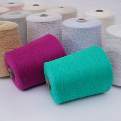 Filati miscelati di lana poliestere/acrilico ad alto spandex spazzolati filati miscelati a sfera morbida 5Ply 35% a maglia latte a sfera filati acrilici per maglia