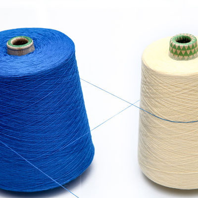 Maglietta di cotone 20S/3 Alta 100% Mono Filato tinto Poliestere 210D Luce da cucito 300D-1200D Fuso Filato di cotone riciclato