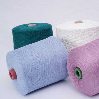 Maglietta di cotone 20S/3 Alta 100% Mono Filato tinto Poliestere 210D Luce da cucito 300D-1200D Fuso Filato di cotone riciclato