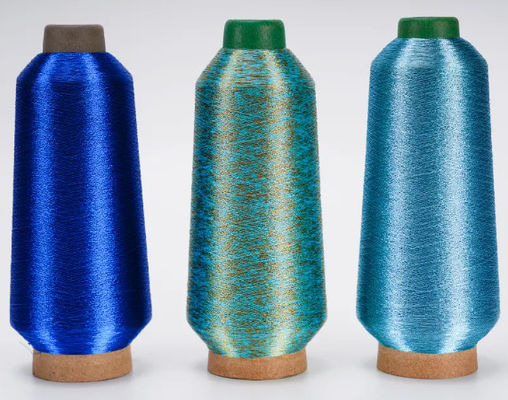 Maglieria giapponese Ricamo di filati metallici puri Filati di lurex Filati di poliestere Filati d'oro